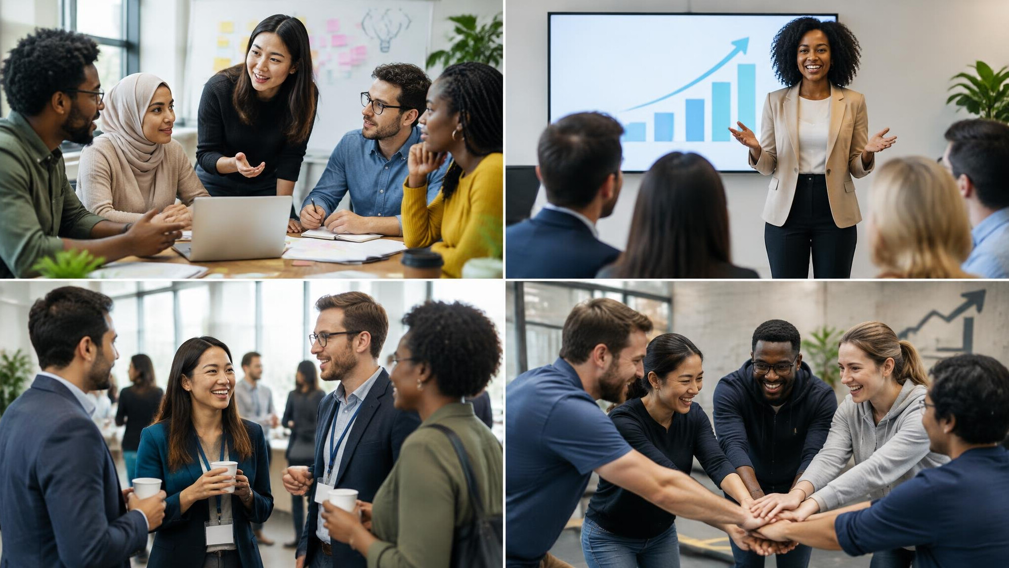 diverse team discussing ideas